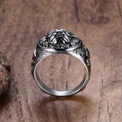 Vintage Lion Head Ring - Men's Punk Fashion Jewelry | Jeeper's Keepers