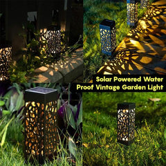 Jeeper's Keepers Solar Powered Vintage Garden Light - Waterproof & Motion-Activated