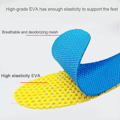 My Store Memory Foam Insoles for Sports Shoes - Shock Absorption & Arch Support