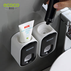 ECOCO Wall Mount Automatic Toothpaste Dispenser - Organized Oral Care Accessory