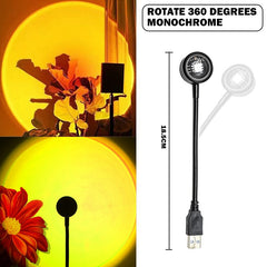 My Store Sunset Lamp - Adjustable Halo Light for Stunning Atmosphere
