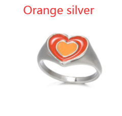 Creative Love Heart Ring - Stylish Alloy Jewelry for Trendy Elegance