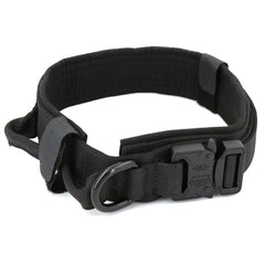 Jeeper's Keepers Heavy-Duty Dog Collar - Durable Nylon, Quick-Release Buckle Black Collar L (43-50cm)
