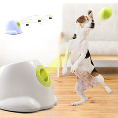 My Store Automatic Dog Tennis Ball Launcher - Play Fetch Indoors & Outdoors