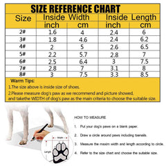 Jeeper's Keepers Waterproof Reflective Dog Boots - 100% Cotton for Comfort