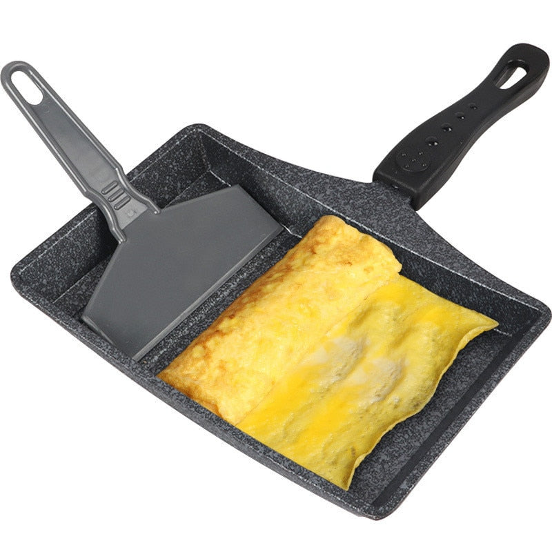 Non-Stick Wave Bottom Saucepan - Ideal for Tamagoyaki & Egg Rolls | Jeeper's Keepers