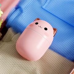 Jeeper's Keepers Cute Cat Humidifier - 250ml with Night Light & Aromatherapy