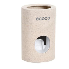 ECOCO Wall Mount Automatic Toothpaste Dispenser - Organized Oral Care Accessory Pink