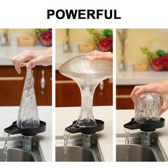Jeeper's Keepers Automatic Glass Rinser - Quick & Efficient Cup Washer