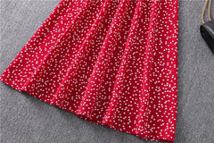 Summer Dress 2021 Elegant Sundress Slim Sleeveless Woman Vestidos Ruffles Knee Length Clothes Red Beach Party Dresses For Women