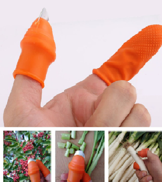 Silicone Finger Plant Blade - Safe Harvesting Tool for Garden Vegetables