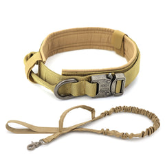 Jeeper's Keepers Heavy-Duty Dog Collar - Durable Nylon, Quick-Release Buckle Brown Set XL (51-61cm)