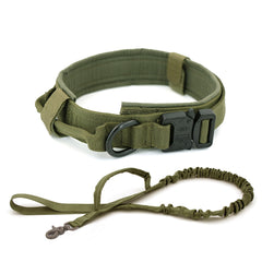 Jeeper's Keepers Heavy-Duty Dog Collar - Durable Nylon, Quick-Release Buckle Green Set L (43-50cm)