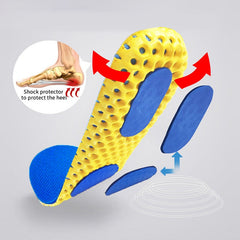 My Store Memory Foam Insoles for Sports Shoes - Shock Absorption & Arch Support