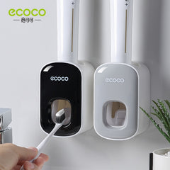 ECOCO Wall Mount Automatic Toothpaste Dispenser - Organized Oral Care Accessory