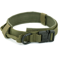 Jeeper's Keepers Heavy-Duty Dog Collar - Durable Nylon, Quick-Release Buckle Green Collar M (34-42cm)