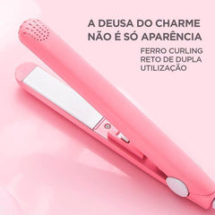 Jeeper's Keepers Ceramic Mini Hair Straightener - Portable & Versatile Styling Tool