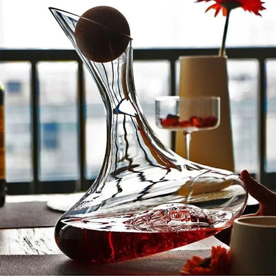 1500/2000ml Red Wine Decanter Crystal Glass Reds Wines Whiskey Wines Wine Quick Waterfall Iceberg Dispenser Red Wines Kettle