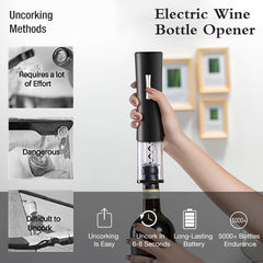 My Store Automatic Wine Bottle Opener - Electric with Foil Cutter