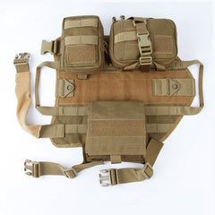 My Store Tactical Military Dog Harness - Durable Nylon for All Seasons