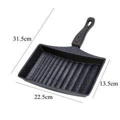 Non-Stick Wave Bottom Saucepan - Ideal for Tamagoyaki & Egg Rolls | Jeeper's Keepers
