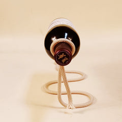 Jeeper's Keepers | Suspended Rope Wine Bottle Holder - Unique Serpentine Design