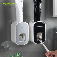 ECOCO Wall Mount Automatic Toothpaste Dispenser - Organized Oral Care Accessory
