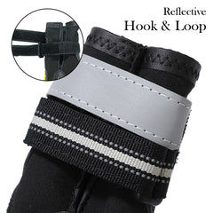Jeeper's Keepers Waterproof Reflective Dog Boots - 100% Cotton for Comfort