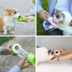 Jeeper's Keepers Pet Dog Water Bottle Feeder - Hydration and Food On-the-Go