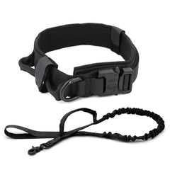 Jeeper's Keepers Heavy-Duty Dog Collar - Durable Nylon, Quick-Release Buckle Black Set M (34-42cm)