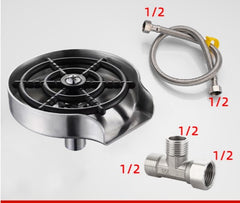 Jeeper's Keepers Automatic Glass Rinser - Quick & Efficient Cup Washer
