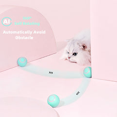 Jeeper's Keepers Smart Cat Ball Toys - Interactive Pet Ball for Indoor Fun