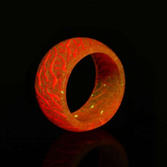 Love Glow Ring - Luminous Unisex Jewelry for Nightlife & Special Events Orange 11