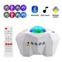 Northern Lights Star Projector - Galaxy Light with Bluetooth & Remote Control White