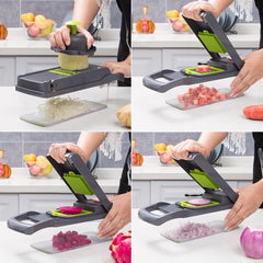 Jeeper's Keepers | Vegetable Chopper Slicer - 10-Piece Kitchen Tool Set