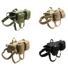 My Store Tactical Military Dog Harness - Durable Nylon for All Seasons