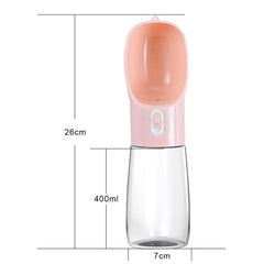 Jeeper's Keepers Pet Dog Water Bottle Feeder - Hydration and Food On-the-Go