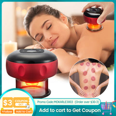 Jeeper's Keepers Anti-Cellulite Therapy Massager - Cupping & Red Light Benefits