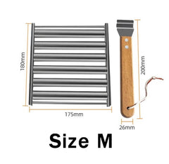 Jeeper's Keepers | Stainless Steel Hot Dog Roller - Perfectly Cooked BBQ Tool Medium