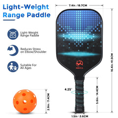 USAPA-Approved Pickleball Paddle Set - Durable & High-Performance