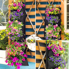 My Store Vertical Hanging Garden Flower Pots - Durable & Waterproof Design