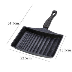 Non-Stick Wave Bottom Saucepan - Ideal for Tamagoyaki & Egg Rolls | Jeeper's Keepers