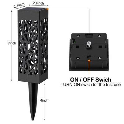 Jeeper's Keepers Solar Powered Vintage Garden Light - Waterproof & Motion-Activated