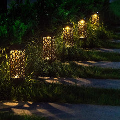 Jeeper's Keepers Solar Powered Vintage Garden Light - Waterproof & Motion-Activated
