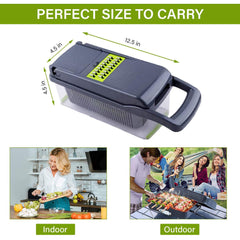 Jeeper's Keepers | Vegetable Chopper Slicer - 10-Piece Kitchen Tool Set