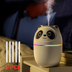 Jeeper's Keepers Cute Cat Humidifier - 250ml with Night Light & Aromatherapy