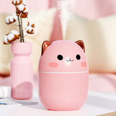 Jeeper's Keepers Cute Cat Humidifier - 250ml with Night Light & Aromatherapy