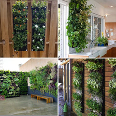 My Store Vertical Hanging Garden Flower Pots - Durable & Waterproof Design