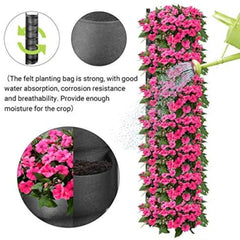 My Store Vertical Hanging Garden Flower Pots - Durable & Waterproof Design